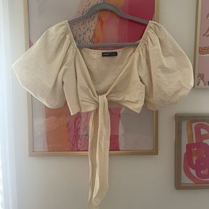 Shein puff sleeve top